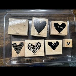Stampin’ Up! Retired set ‘I (Heart) Hearts